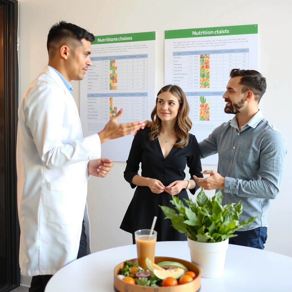 Ernährungsexperte in Hamburg bei der Beratung